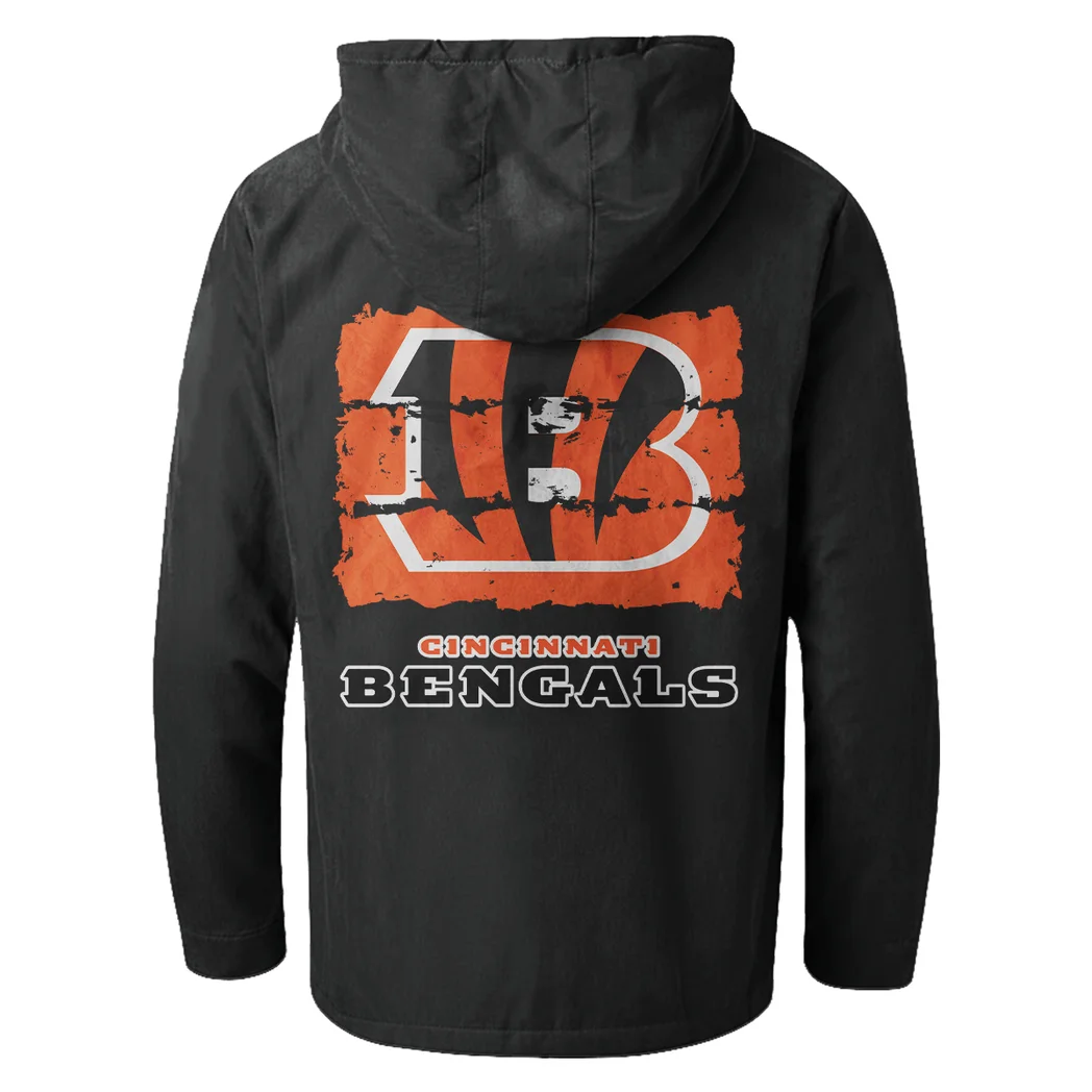 Fan Roar Squad Flannel Hoodie, Fan Squad Flannel Hoodie HVN1460CI - Black - Image 3