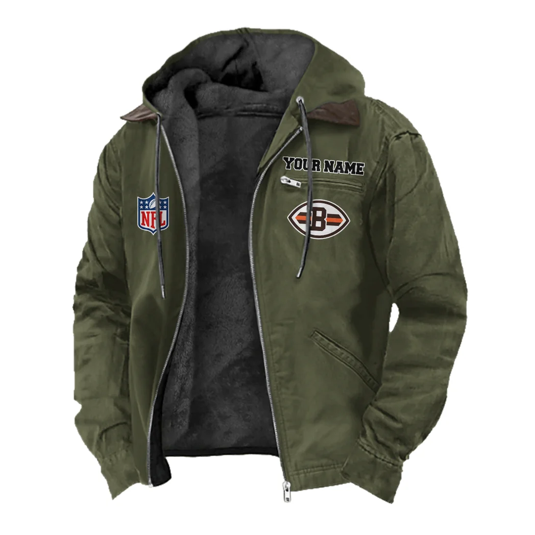 Victory Paws Flannel Hoodie, Everyday Supporter Hooded Flannel HVN1460CL - Green - Image 2