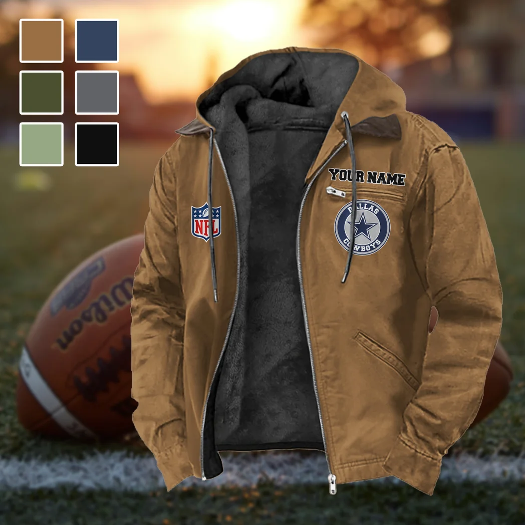 Game Day Spurs Flannel Hoodie, Warm Fan Flannel Hoodie HVN1460DC - Camel