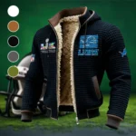 Blue Claws Fleece-Lined Hooded Jacket, Elite Athlete Winter Jacket HVN1460DL - Black