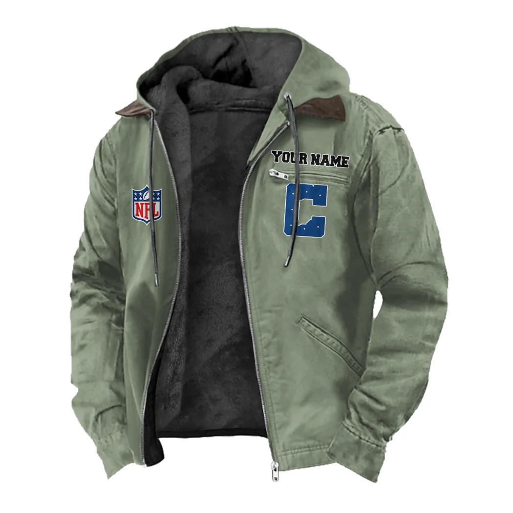 Victory Blades Flannel Hoodie, Classic Flannel Sport Hoodie HVN1460IC - Light Green - Image 2