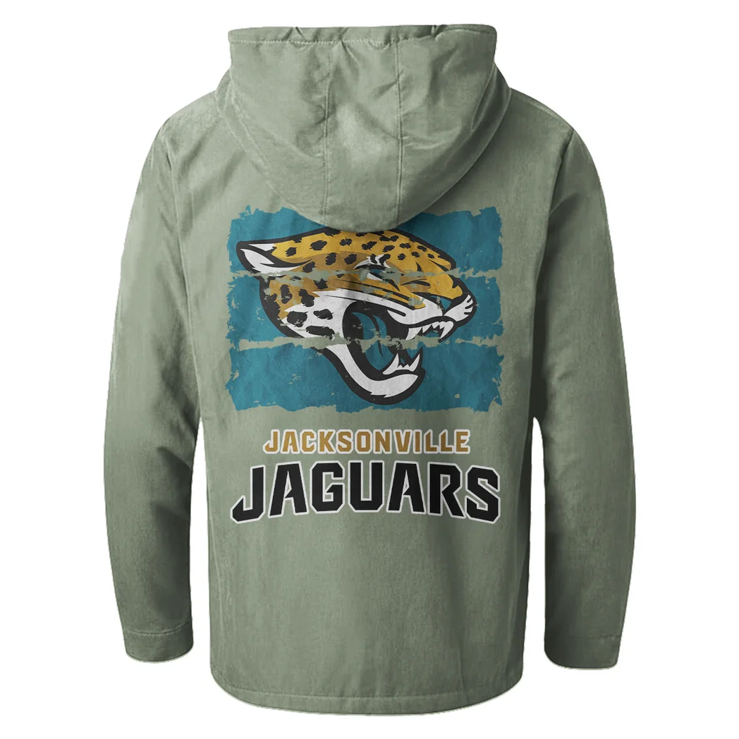 Midnight Sparks Flannel Hoodie, All-Season Fan Hoodie HVN1460JJ - Light Green - Image 3