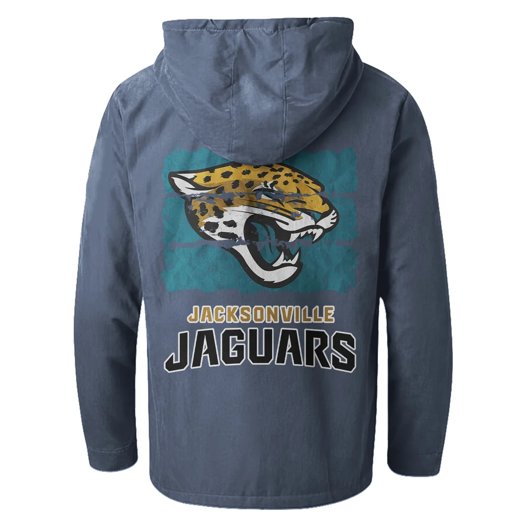 Midnight Sparks Flannel Hoodie, All-Season Fan Hoodie HVN1460JJ - Navy Blue - Image 3