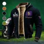 Game Day Raiders Fleece-Lined Hooded Jacket, Rugged Terrain Fleece Hoody HVN1460MV - Black