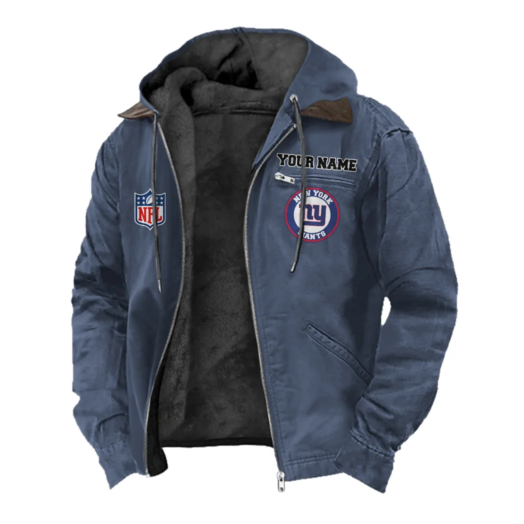 Midnight Steel Flannel Hoodie, Everyday Game Fan Hoodie HVN1460NG - Navy Blue - Image 2
