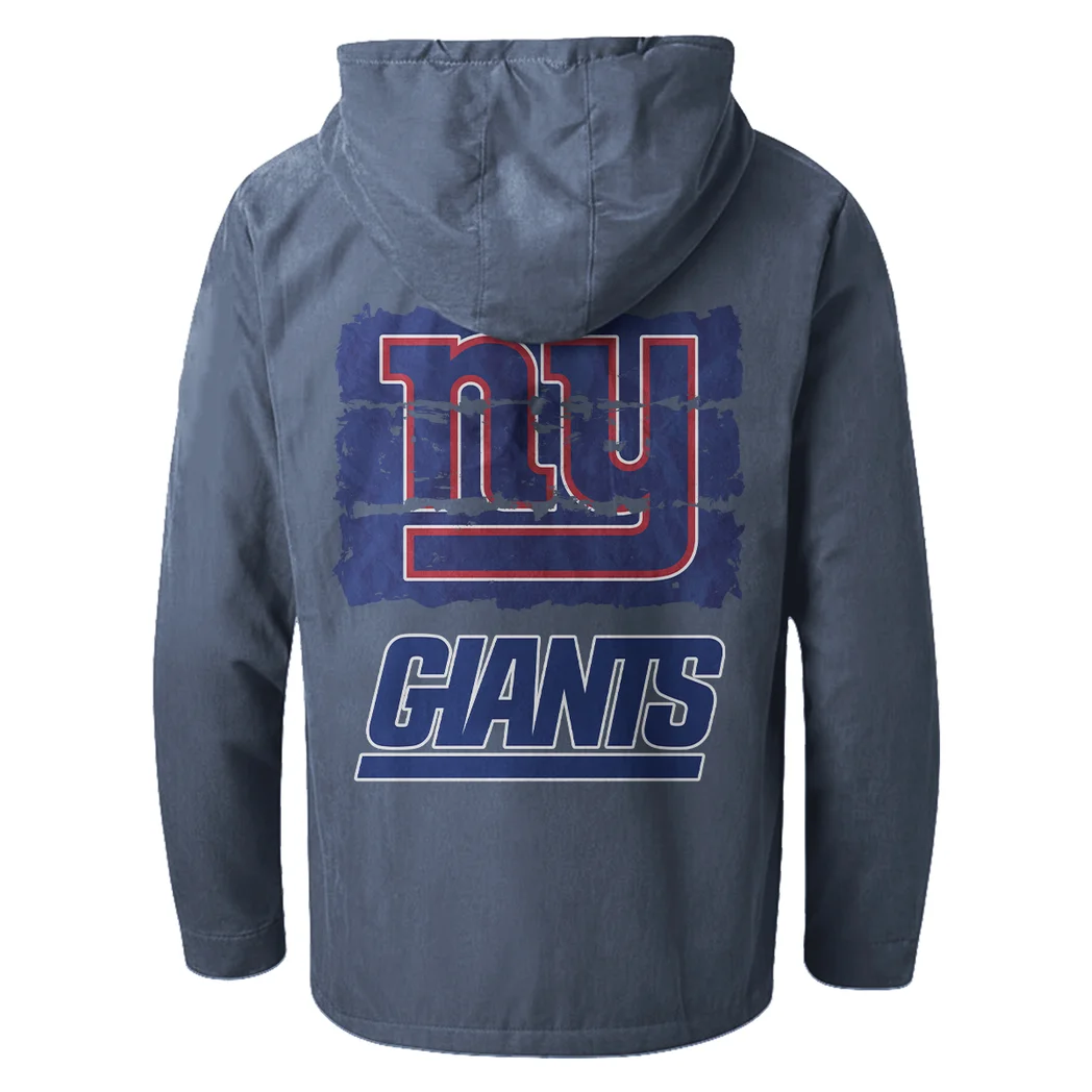 Midnight Steel Flannel Hoodie, Everyday Game Fan Hoodie HVN1460NG - Navy Blue - Image 3