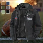 Revolution Fans Flannel Hoodie, Essential Fan Flannel Hoodie HVN1460NP - Black