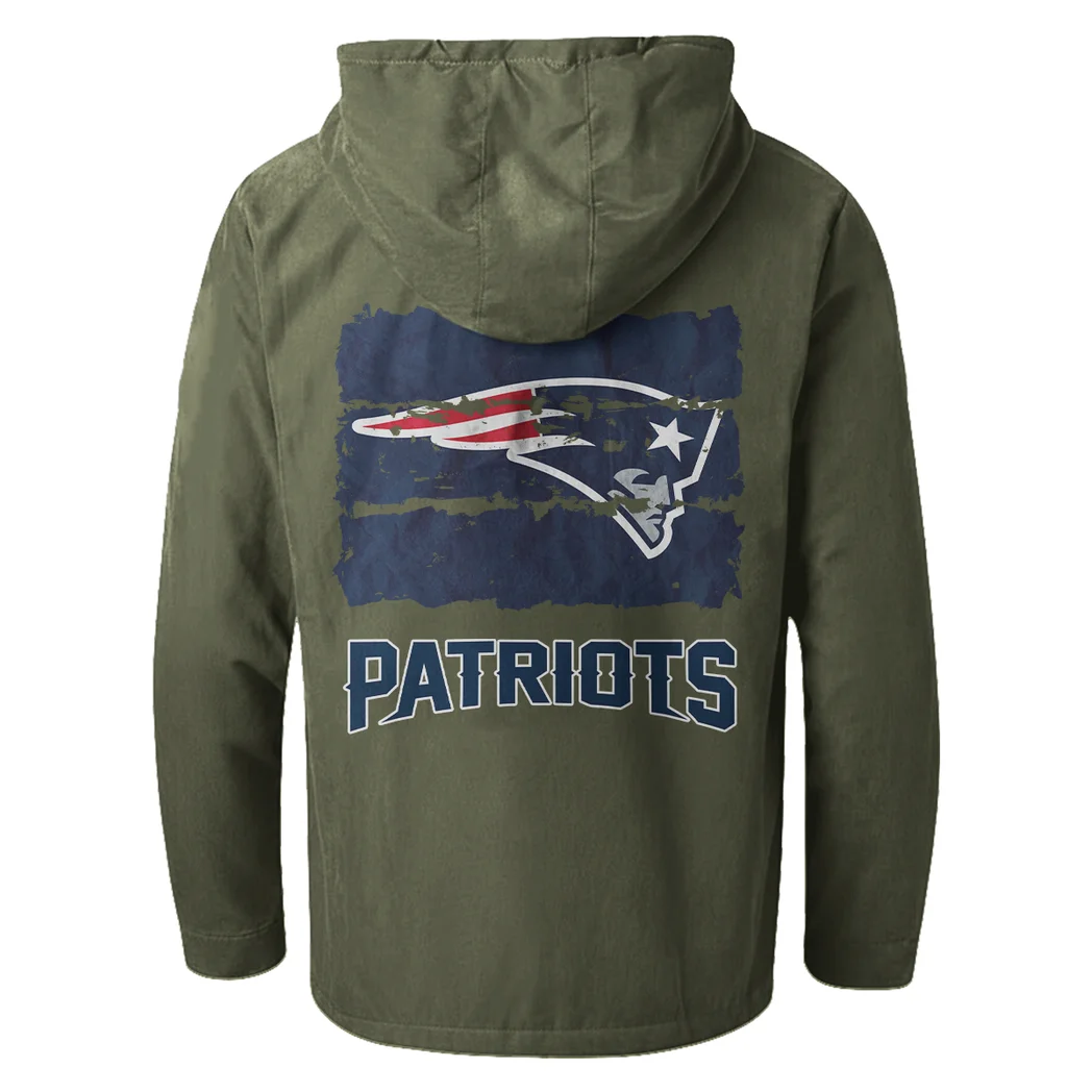 Revolution Fans Flannel Hoodie, Essential Fan Flannel Hoodie HVN1460NP - Green - Image 3