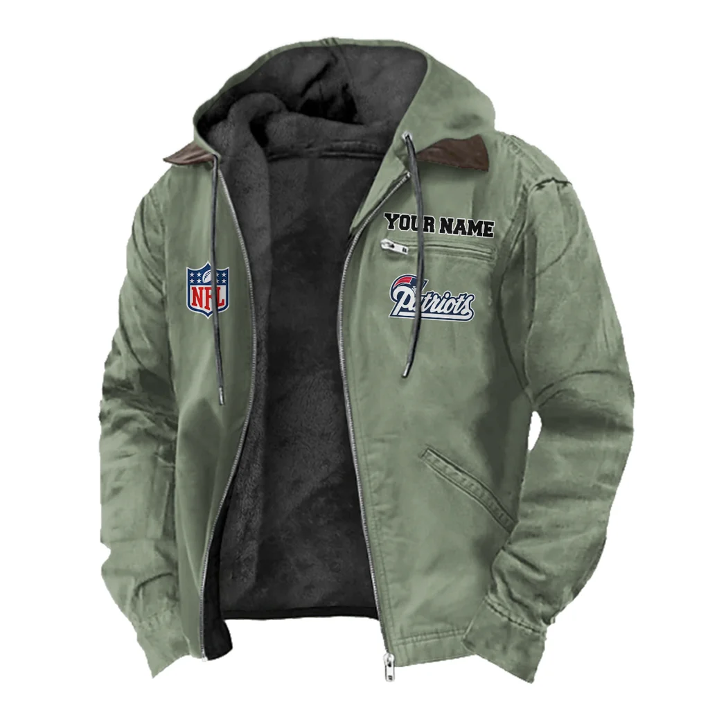 Revolution Fans Flannel Hoodie, Essential Fan Flannel Hoodie HVN1460NP - Light Green - Image 2
