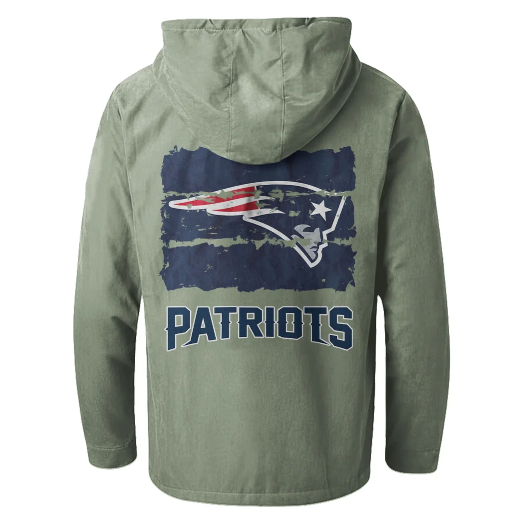 Revolution Fans Flannel Hoodie, Essential Fan Flannel Hoodie HVN1460NP - Light Green - Image 3