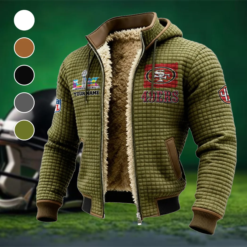 Midnight Rams Fleece-Lined Hooded Jacket, Premium Bonded Fleece Jacket HVN1460SF - Green