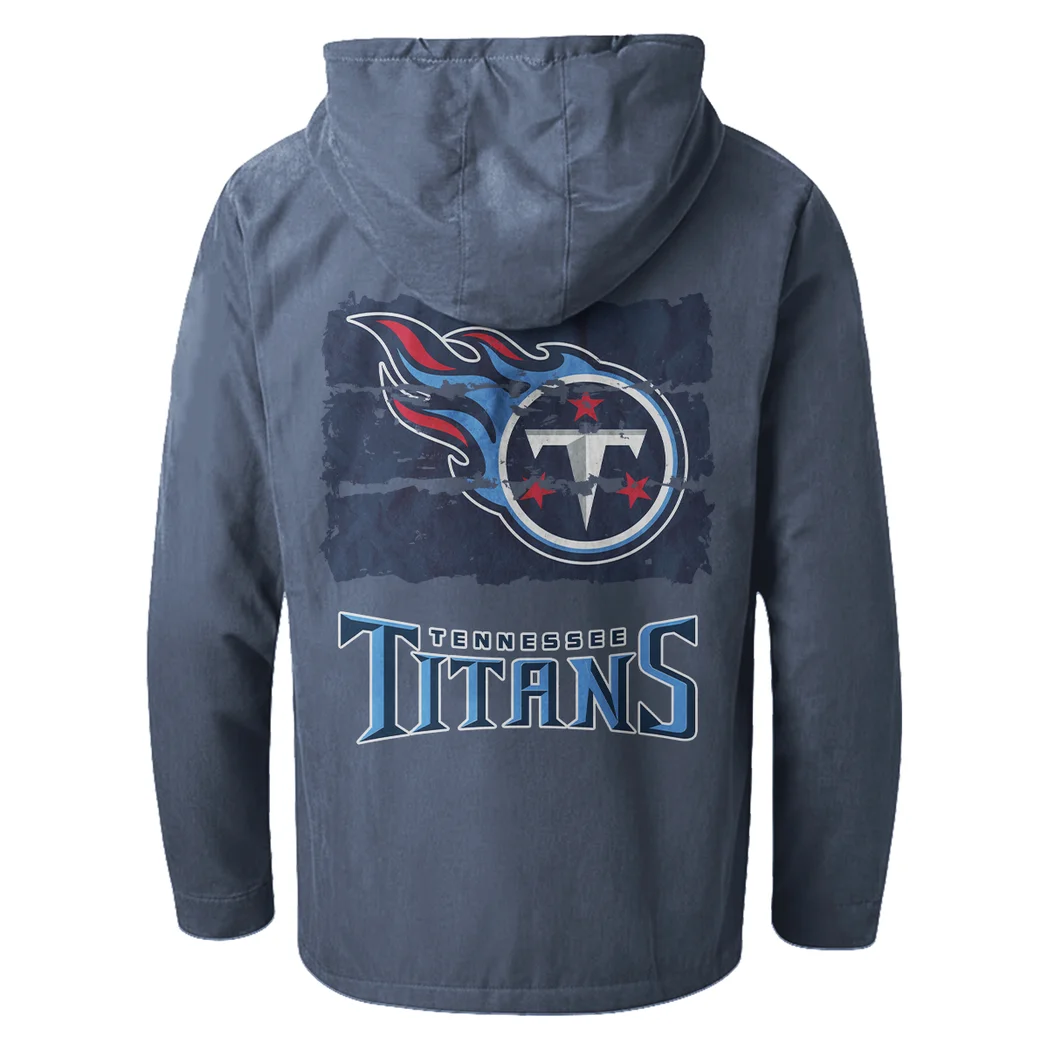 Game Day Squad Flannel Hoodie, Everyday Game Fan Hoodie HVN1460TT - Navy Blue - Image 3