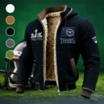Game Day Squad Fleece-Lined Hooded Jacket, Warmth-Lock Fleece-Lined Zip HVN1460TT - Black