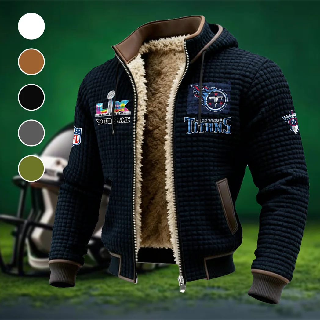 Game Day Squad Fleece-Lined Hooded Jacket, Warmth-Lock Fleece-Lined Zip HVN1460TT - Black