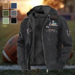 Game Day Fliers Flannel Hoodie, Game Day Hooded Flannel HVN1461AF - Black