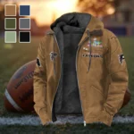 Game Day Fliers Flannel Hoodie, Game Day Hooded Flannel HVN1461AF - Camel