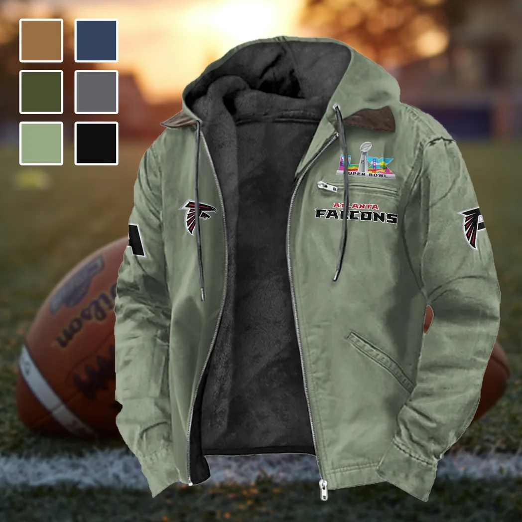 Game Day Fliers Flannel Hoodie, Game Day Hooded Flannel HVN1461AF - Light Green