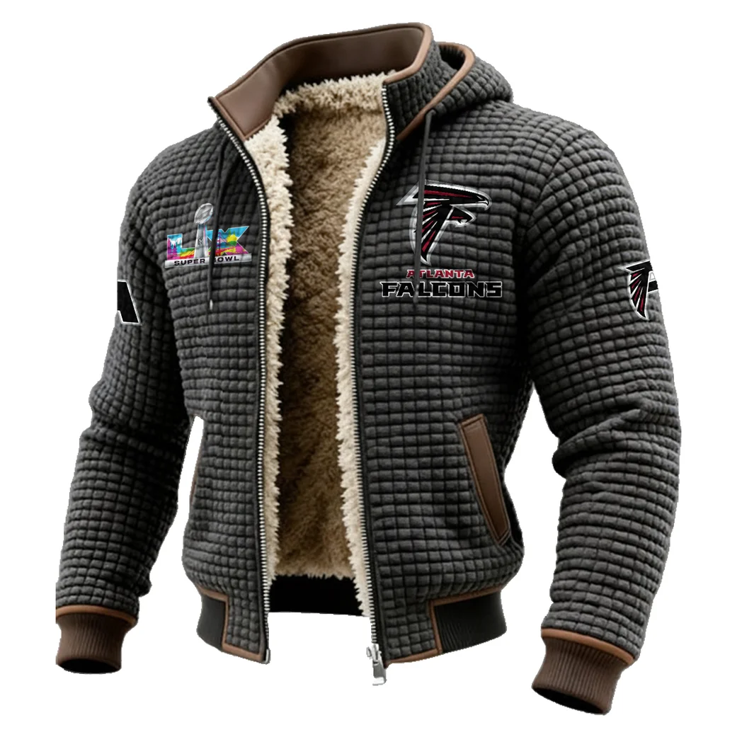 Game Day Fliers Fleece-Lined Hooded Jacket, Dynamic Training Hooded Shell HVN1461AF - Grey - Image 2