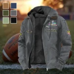 Game Day Fliers Flannel Hoodie, Stadium Ready Flannel Hoodie HVN1461BR - Gray