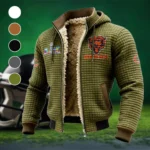 Fan Cubs Squad Fleece-Lined Hooded Jacket, Endurance Sport Thermal Hoody HVN1461CB - Green