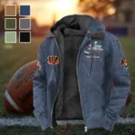 Victory Hooves Flannel Hoodie, Fan Squad Flannel Hoodie HVN1461CI - Navy Blue