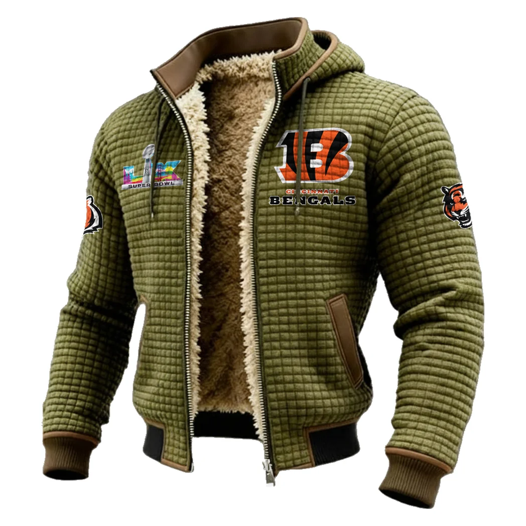 Victory Hooves Fleece-Lined Hooded Jacket, All-Mountain Hooded Fleece HVN1461CI - Green - Image 2