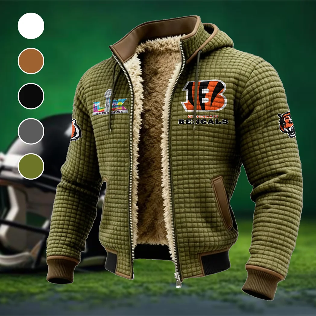 Victory Hooves Fleece-Lined Hooded Jacket, All-Mountain Hooded Fleece HVN1461CI - Green