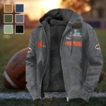 Dawg Pack Flannel Hoodie, Everyday Supporter Hooded Flannel HVN1461CL - Gray