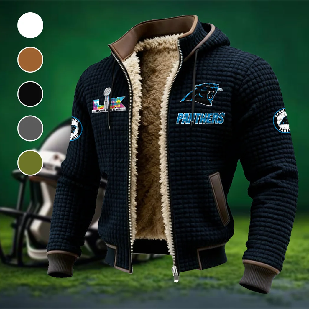 Queen City Squad Fleece-Lined Hooded Jacket, Cross-Training Winter Layer HVN1461CP - Black