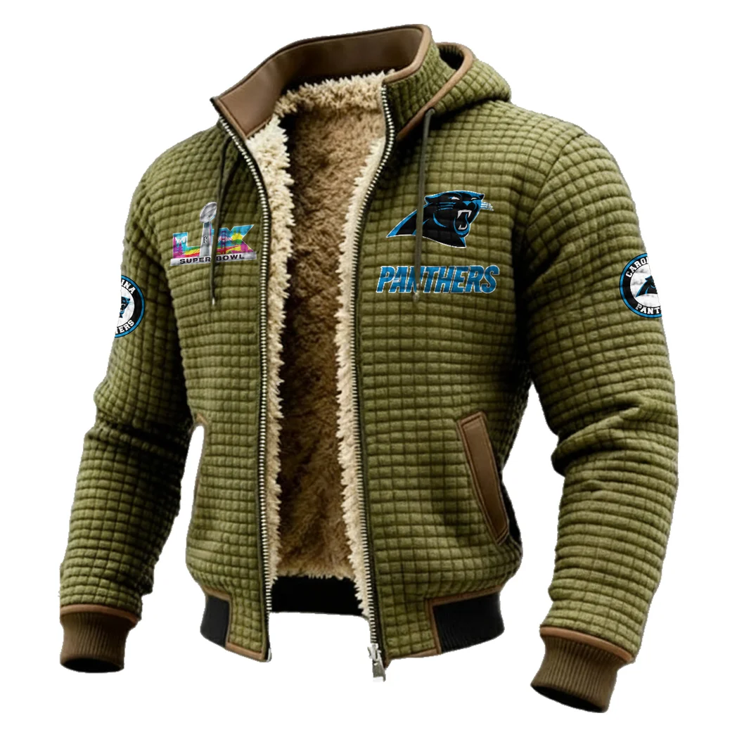 Queen City Squad Fleece-Lined Hooded Jacket, Cross-Training Winter Layer HVN1461CP - Green - Image 2