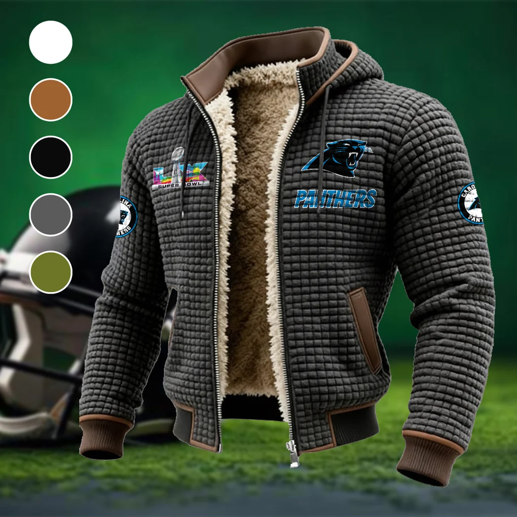 Queen City Squad Fleece-Lined Hooded Jacket, Cross-Training Winter Layer HVN1461CP - Grey