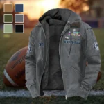 Match Day Stars Flannel Hoodie, Warm Fan Flannel Hoodie HVN1461DC - Gray