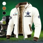 Match Day Stars Fleece-Lined Hooded Jacket, Rapid-Dry Fleece-Lined Hoody HVN1461DC - White