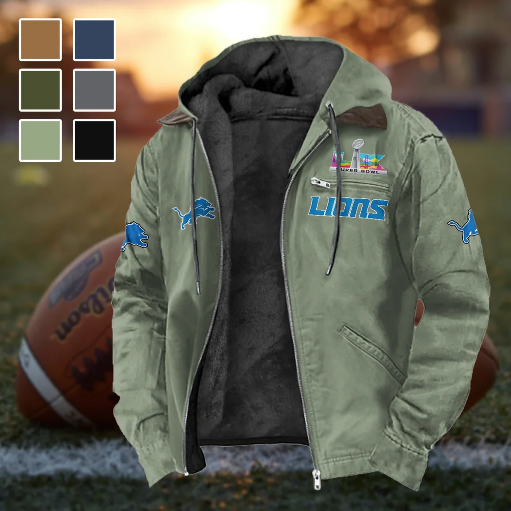 Football Lion Crew Flannel Hoodie, Cold Game Day Hoodie HVN1461DL - Light Green