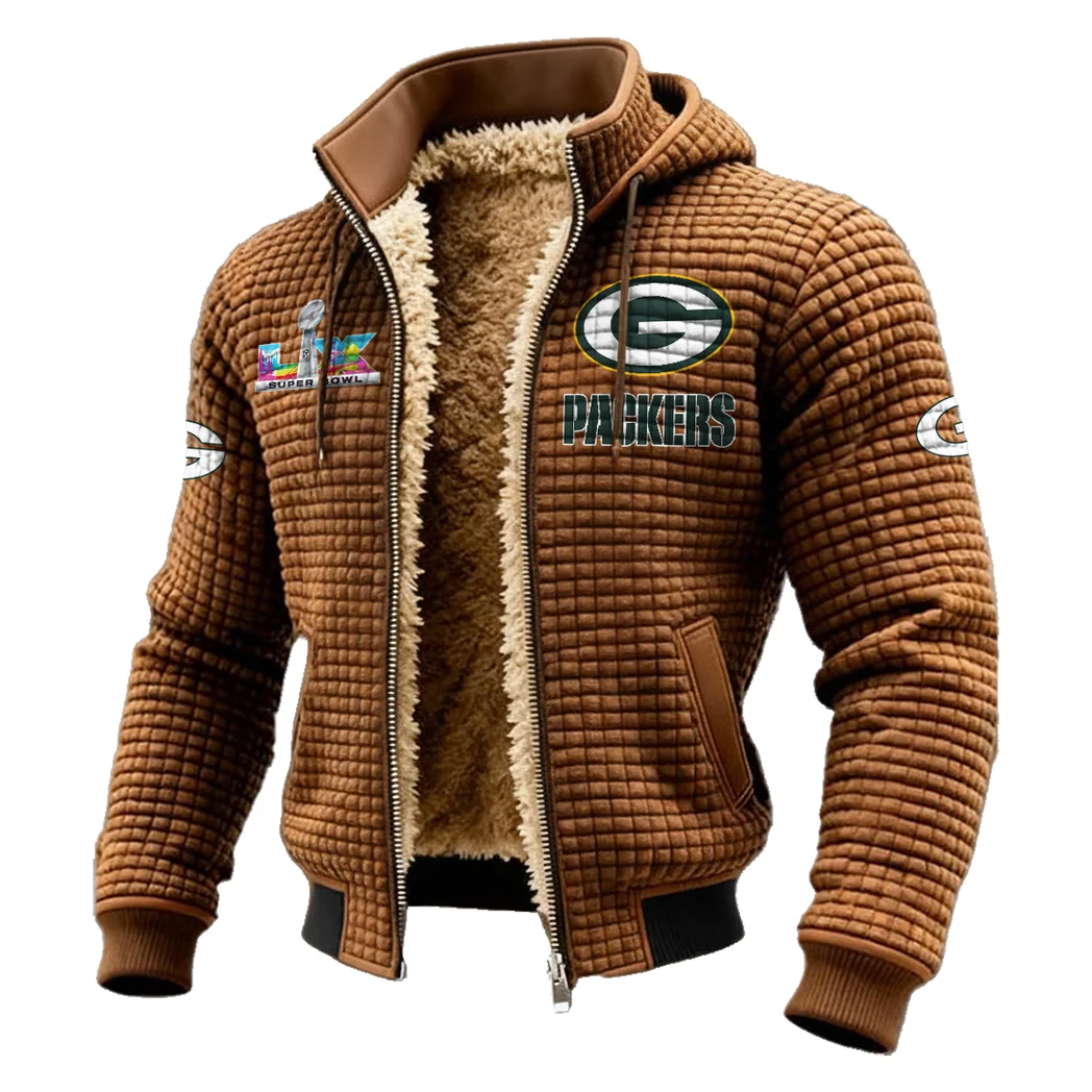 Field Fans Fleece-Lined Hooded Jacket, Weather-Shield Fleece Hoody HVN1461GP - brown - Image 2