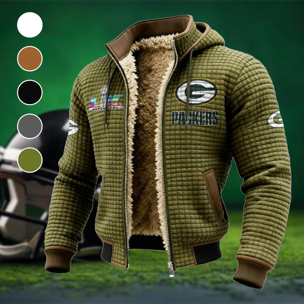 Field Fans Fleece-Lined Hooded Jacket, Weather-Shield Fleece Hoody HVN1461GP - Green