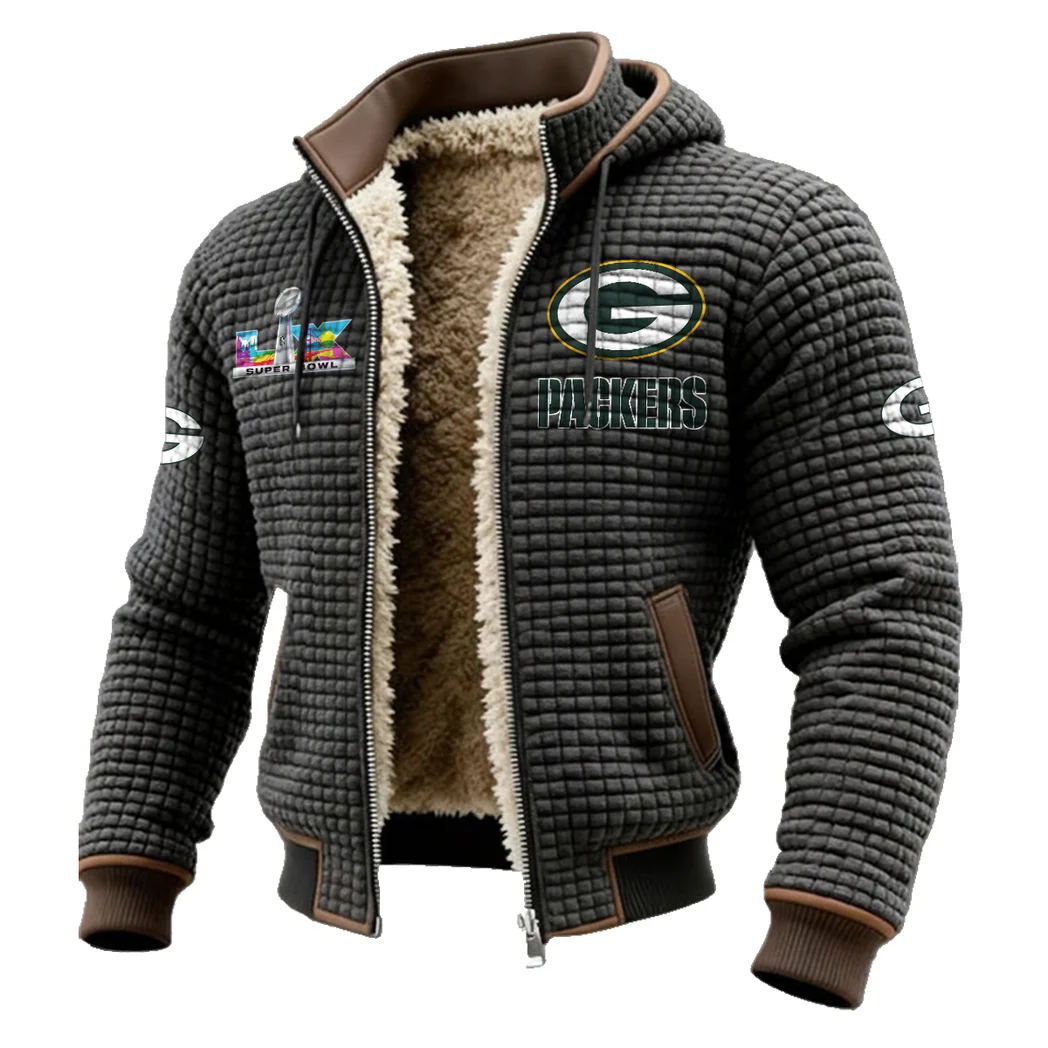 Field Fans Fleece-Lined Hooded Jacket, Weather-Shield Fleece Hoody HVN1461GP - Grey - Image 2