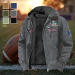 Blue Pride Flannel Hoodie, Athletic Lifestyle Fan Hoodie HVN1461HT - Gray