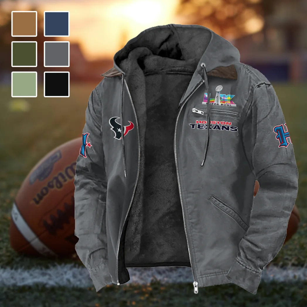 Blue Pride Flannel Hoodie, Athletic Lifestyle Fan Hoodie HVN1461HT - Gray