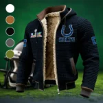 Match Day Stampede Fleece-Lined Hooded Jacket, Storm-Ready Fleece-Lined Coat HVN1461IC - Black