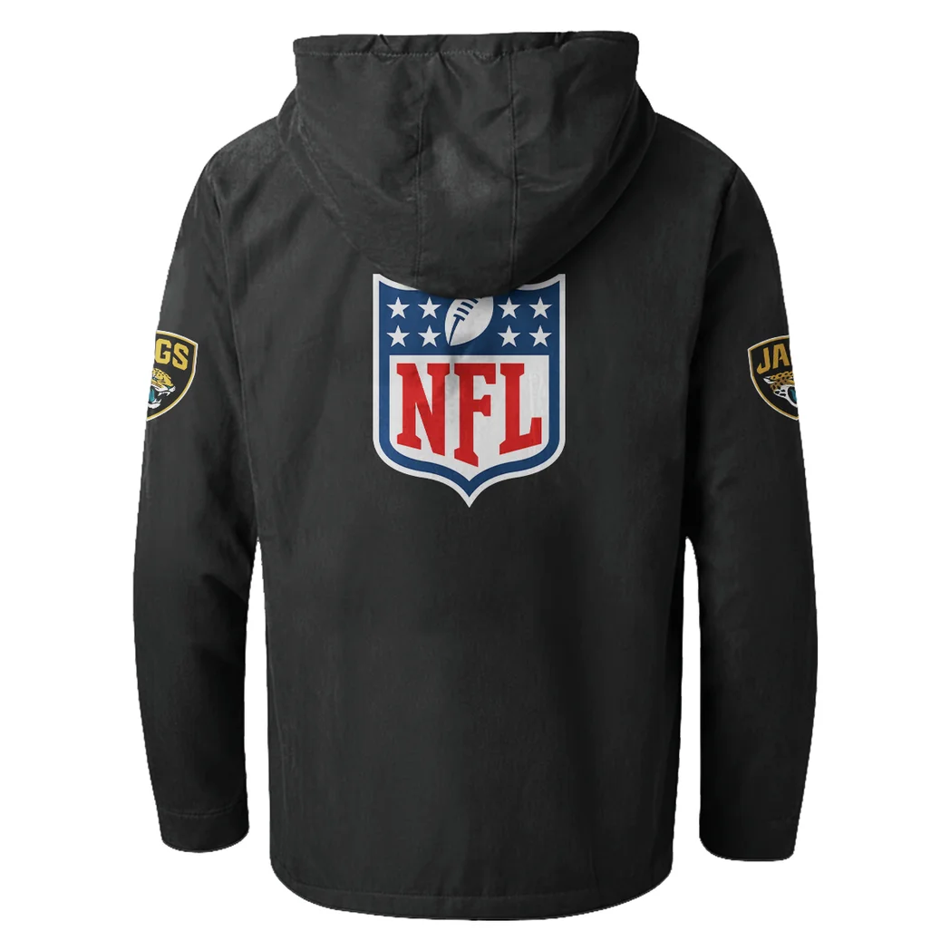 Midnight Sparks Flannel Hoodie, All-Season Fan Hoodie HVN1461JJ - Black - Image 3