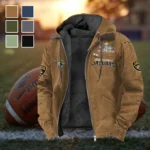 Midnight Sparks Flannel Hoodie, All-Season Fan Hoodie HVN1461JJ - Camel