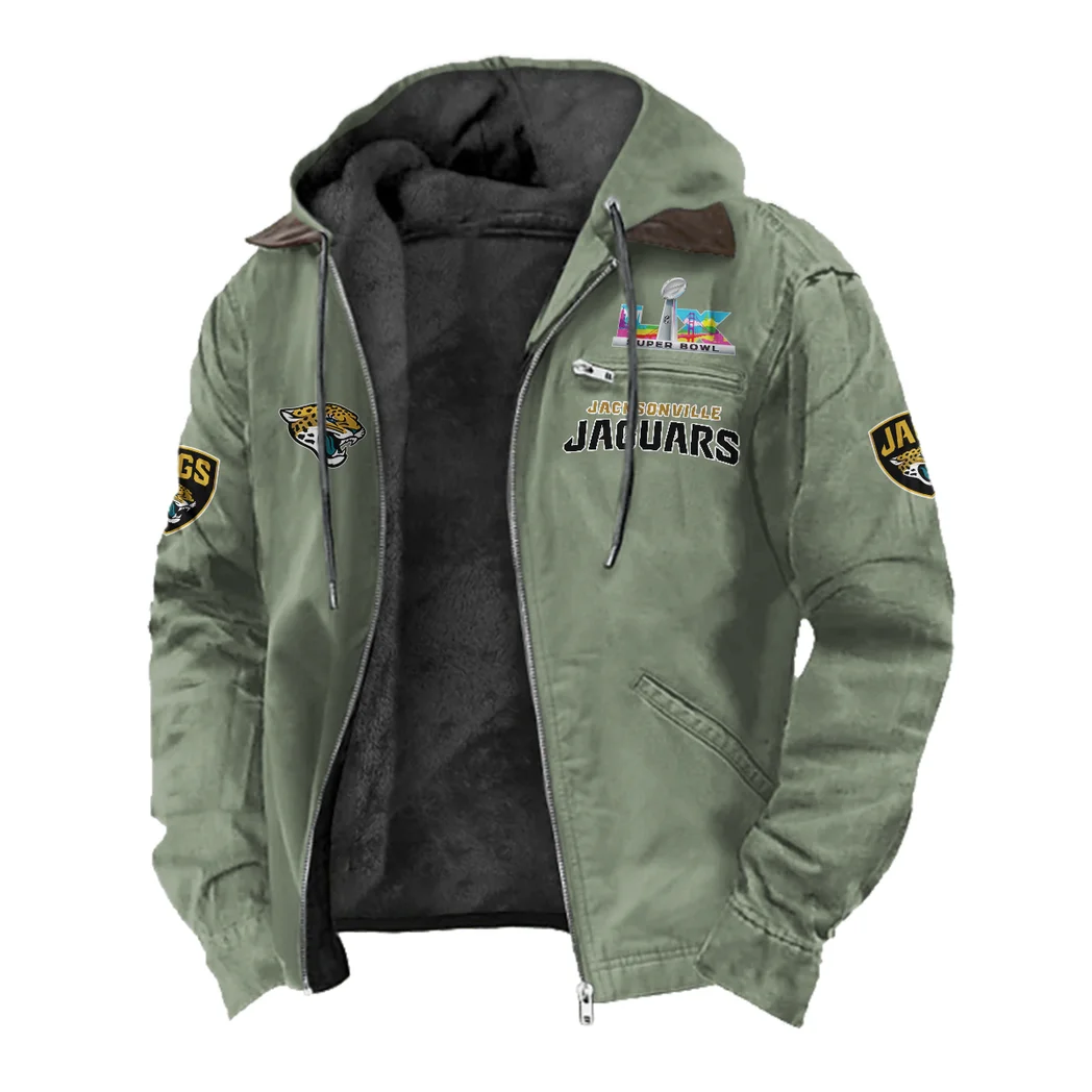 Midnight Sparks Flannel Hoodie, All-Season Fan Hoodie HVN1461JJ - Light Green - Image 2
