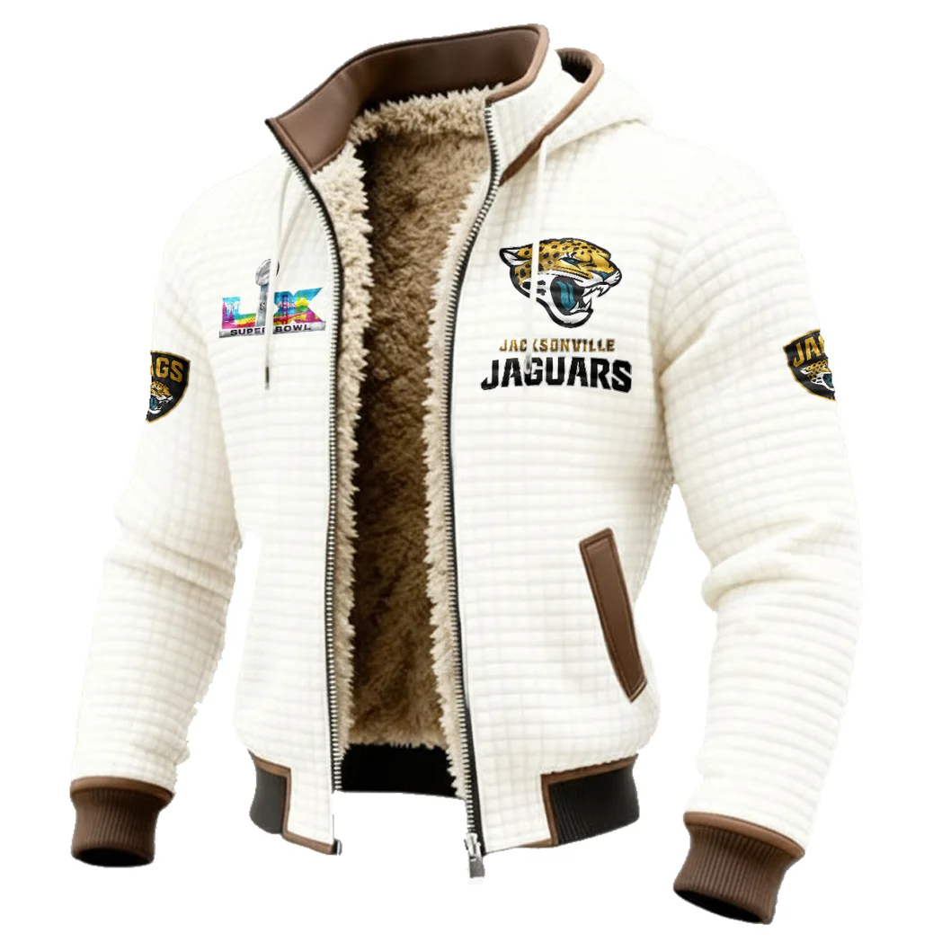 Midnight Sparks Fleece-Lined Hooded Jacket, Arctic Protection Hooded Zip HVN1461JJ - White - Image 2