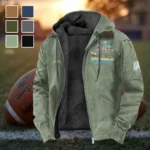 Blue Pride Flannel Hoodie, Game Ready Flannel Hoodie HVN1461LC - Light Green