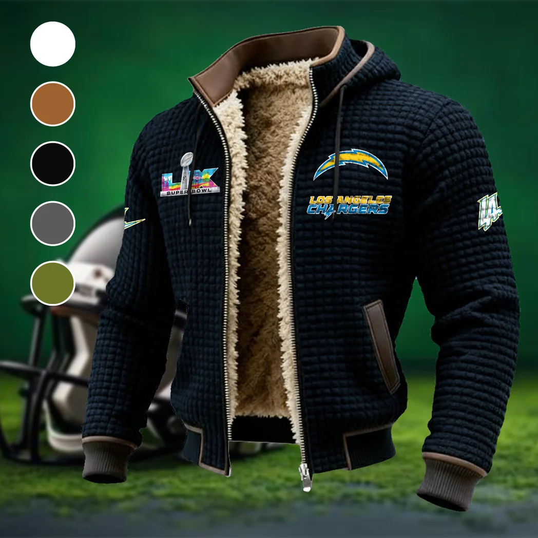 Blue Pride Fleece-Lined Hooded Jacket, Sub-Zero Fleece-Lined Shield HVN1461LC - Black
