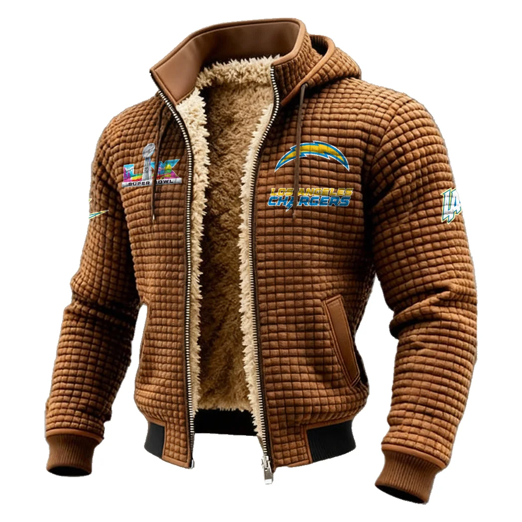 Blue Pride Fleece-Lined Hooded Jacket, Sub-Zero Fleece-Lined Shield HVN1461LC - brown - Image 2