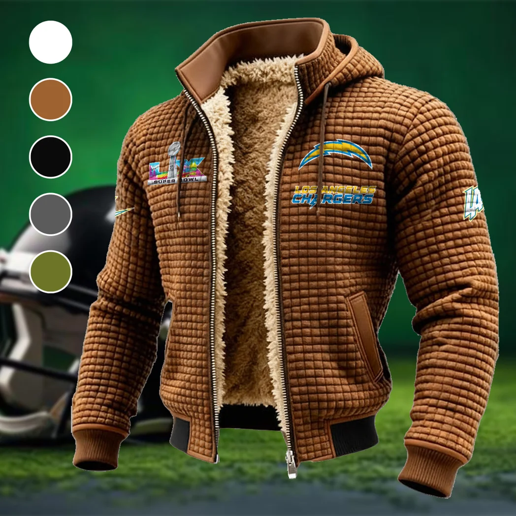 Blue Pride Fleece-Lined Hooded Jacket, Sub-Zero Fleece-Lined Shield HVN1461LC - brown