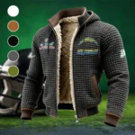 Blue Pride Fleece-Lined Hooded Jacket, Sub-Zero Fleece-Lined Shield HVN1461LC - Grey