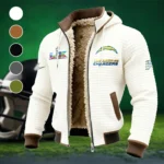 Blue Pride Fleece-Lined Hooded Jacket, Sub-Zero Fleece-Lined Shield HVN1461LC - White
